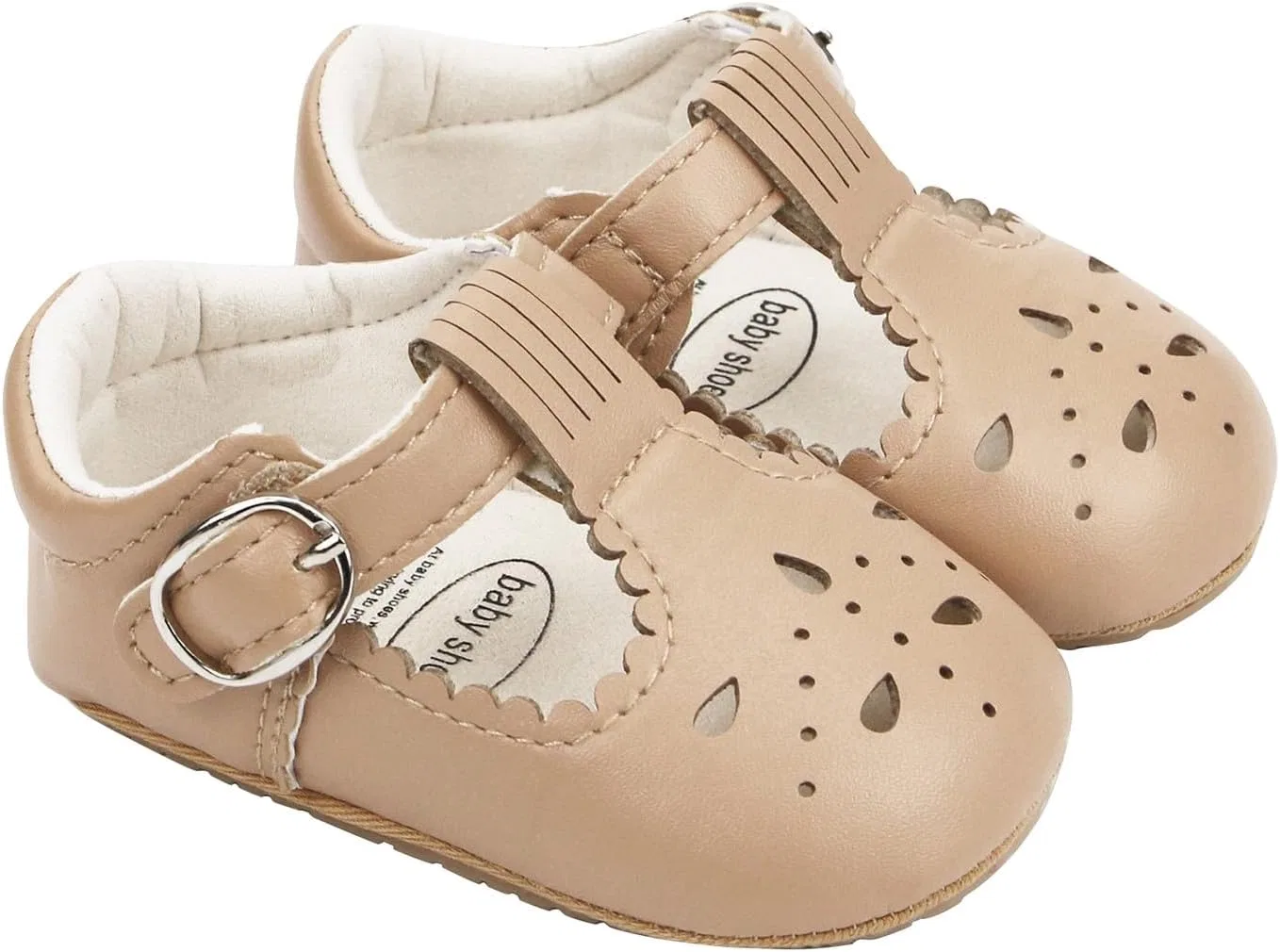 Детские туфли Мэри Джейн для девочек с широкой колодкой, Khaki