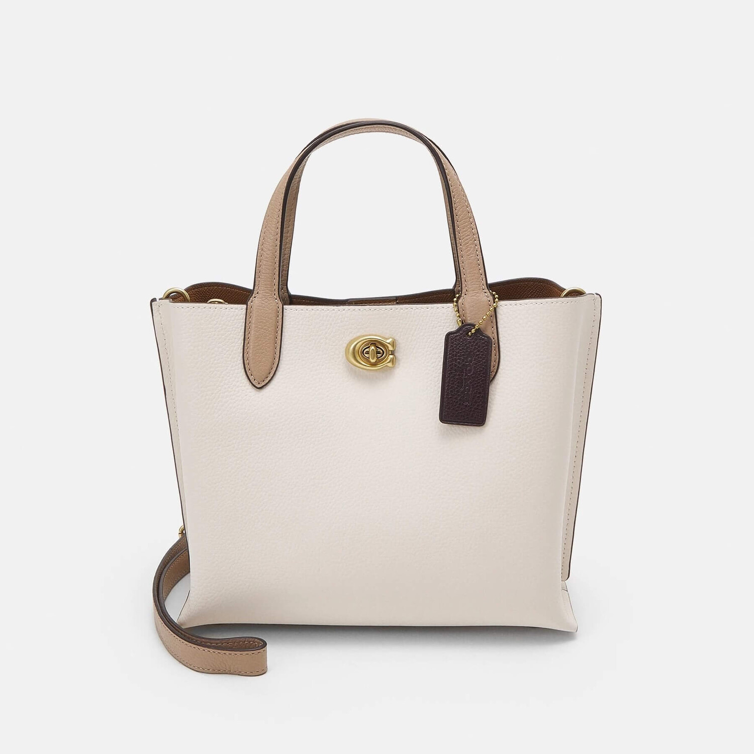 

Сумка Coach Willow Tote, светло-бежевый