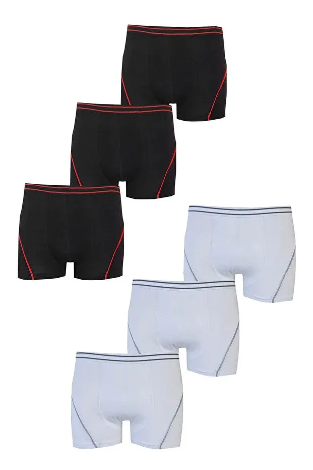 Детский комплект боксеров для мальчиков хлопковый Tutku, White-Black