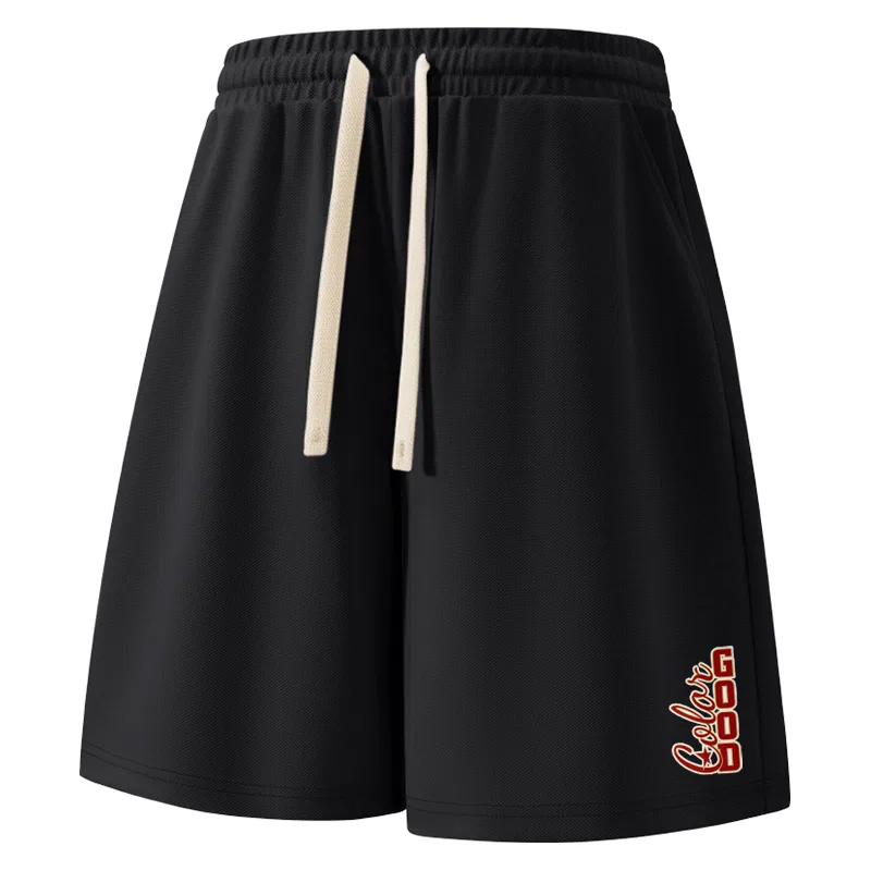 Детские шорты свободного кроя 300 г/м² MINISO, Black