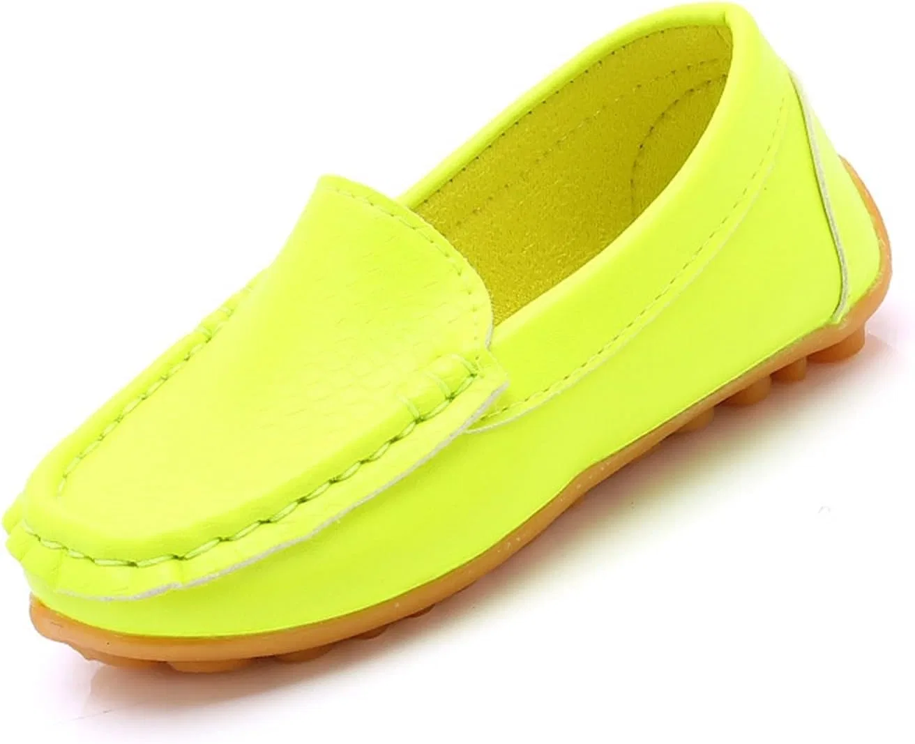 Детские мокасины для девочек с принтом, Yellow