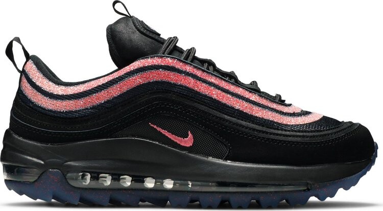 

Кроссовки Nike Swarovski x Air Max 97 Golf NRG 'Black Oracle Pink', черный