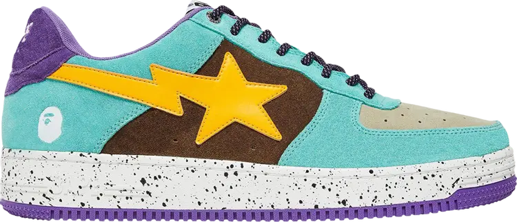 Кроссовки Wmns Bapesta #2 Brown Yellow, коричневый
