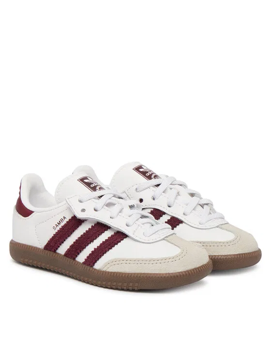 Кроссовки Samba Og Comfort Closure Elastic Lace Adidas, белый — фото 2