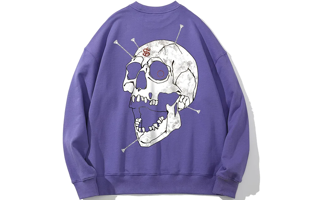 Детский свитшот с круглым вырезом Purple SANSYAS