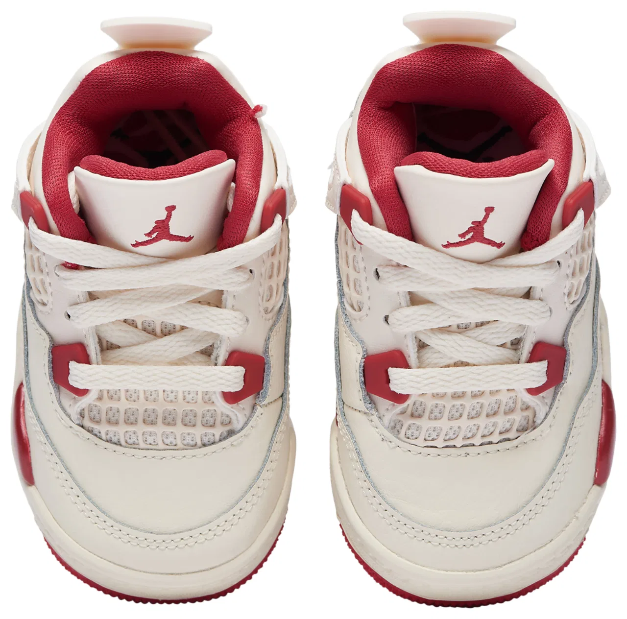 Кроссовки для девочек Retro 4 Jordan, цвет White/Red — фото 4