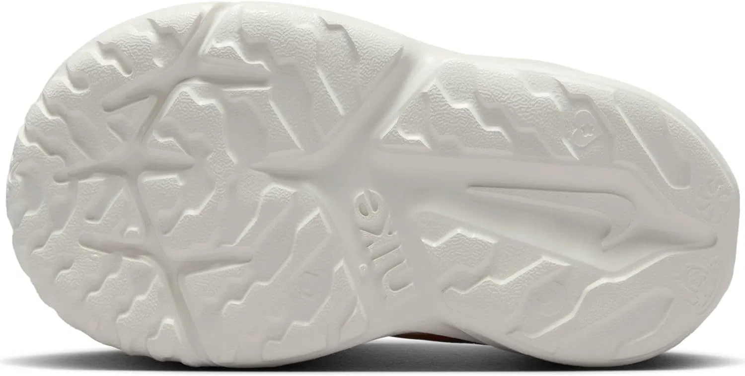 Детские кроссовки для девочек с принтом Star Runner 4 Nike, Pure Platinum/Peach Cream/Peach — фото 4