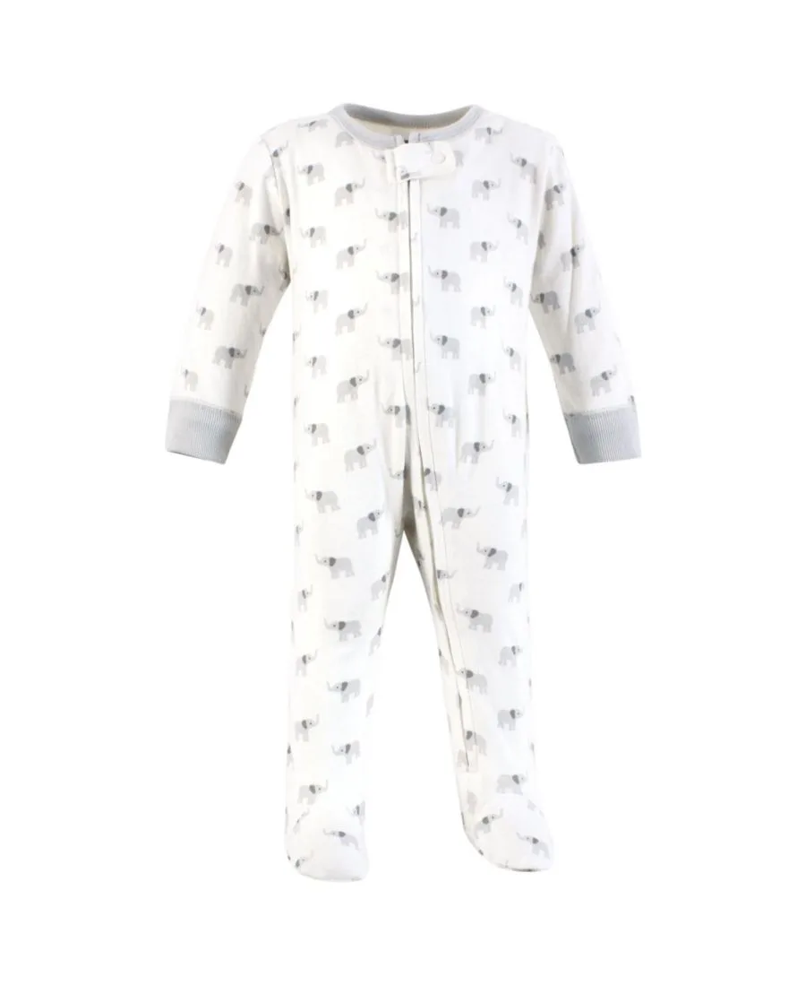 Хлопковый универсальный комбинезон на весь день Hudson Baby, Happy Little One Safari — фото 4