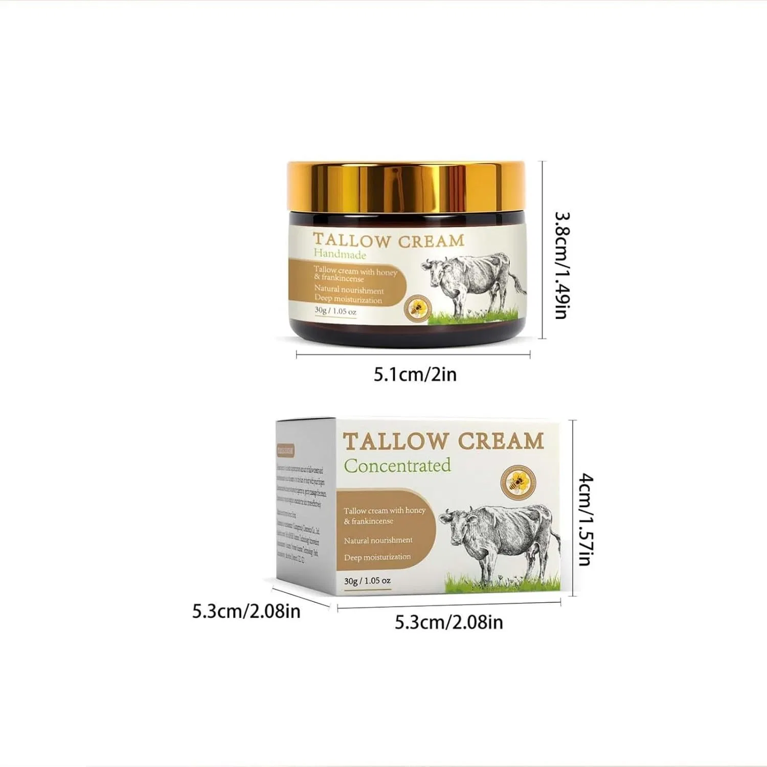 Увлажняющий лосьон для лица Beef fat concentrated version, 120 г Generic — фото 4