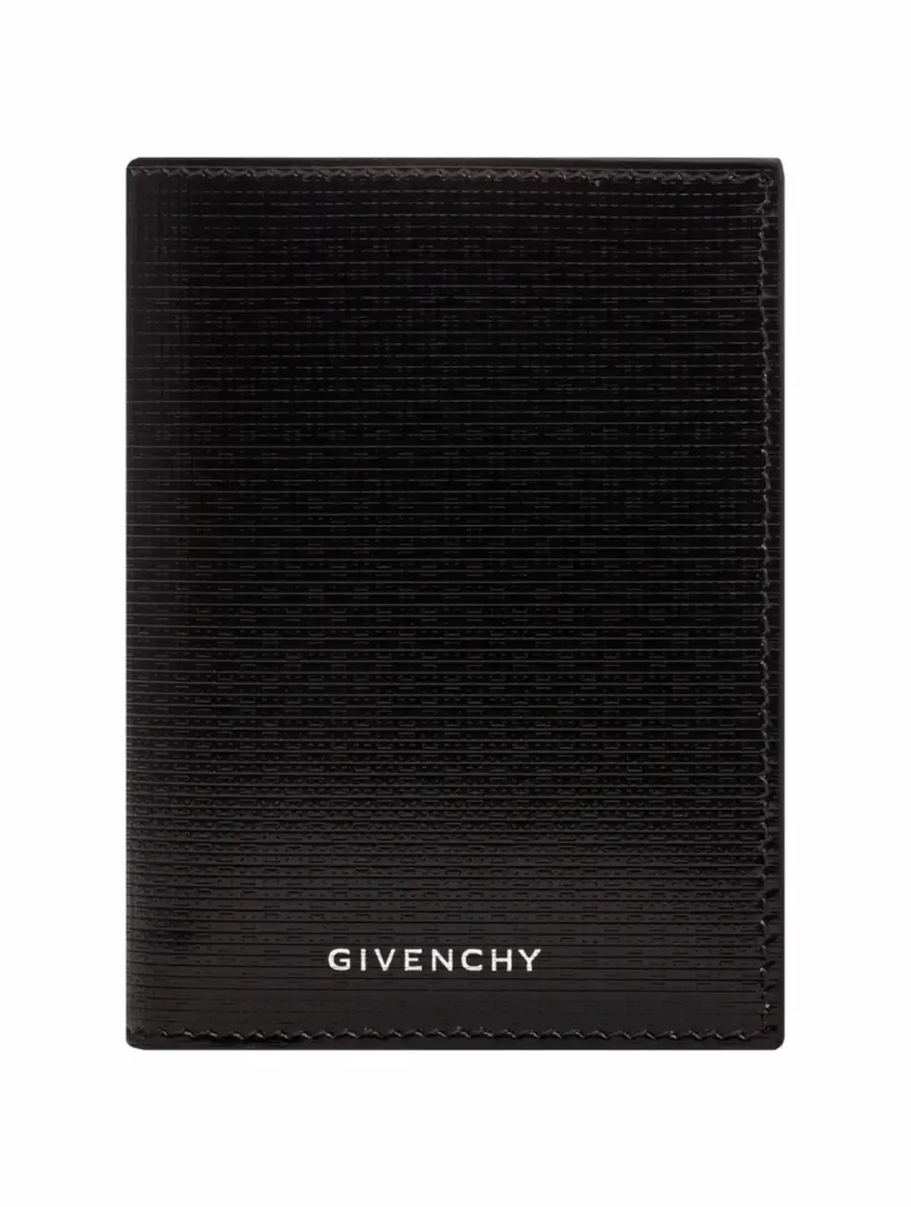 

Кожаное портмоне с логотипом Givenchy, черный