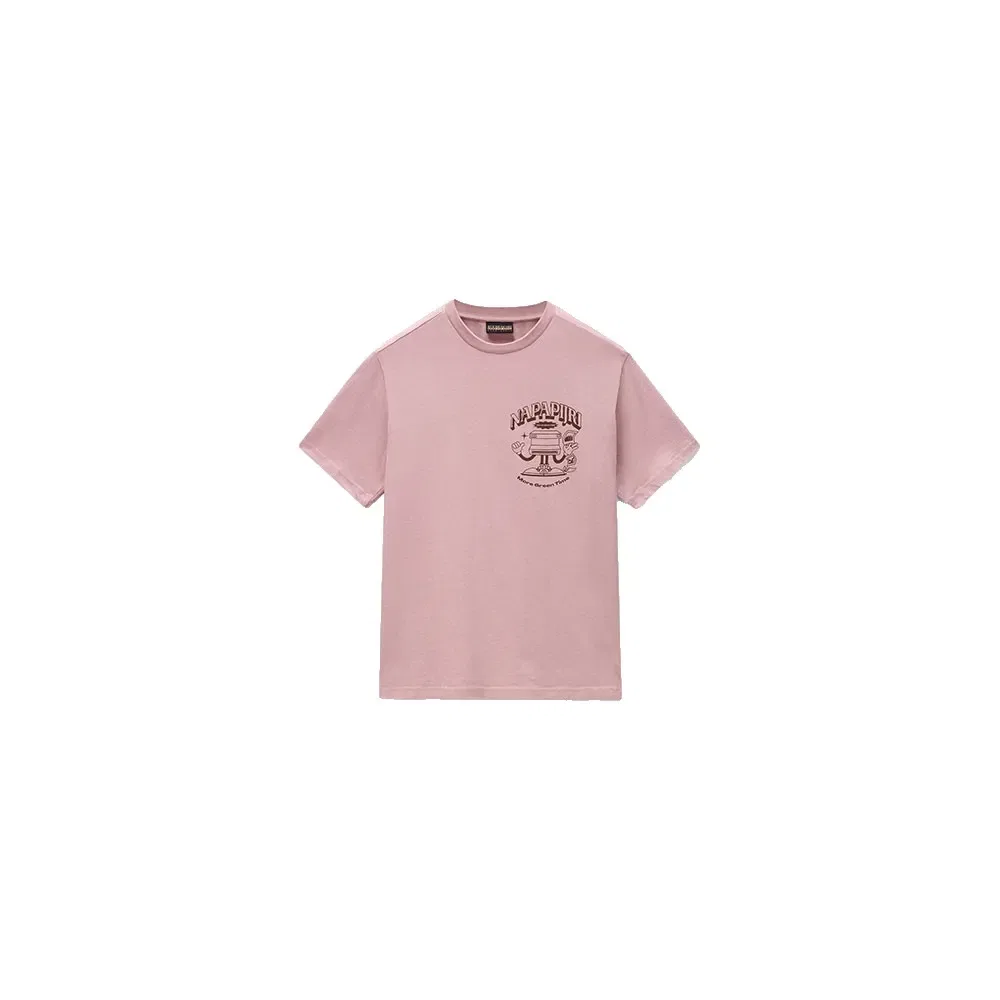 Детская футболка для мальчиков с принтом Tipi Napapijri, Pink