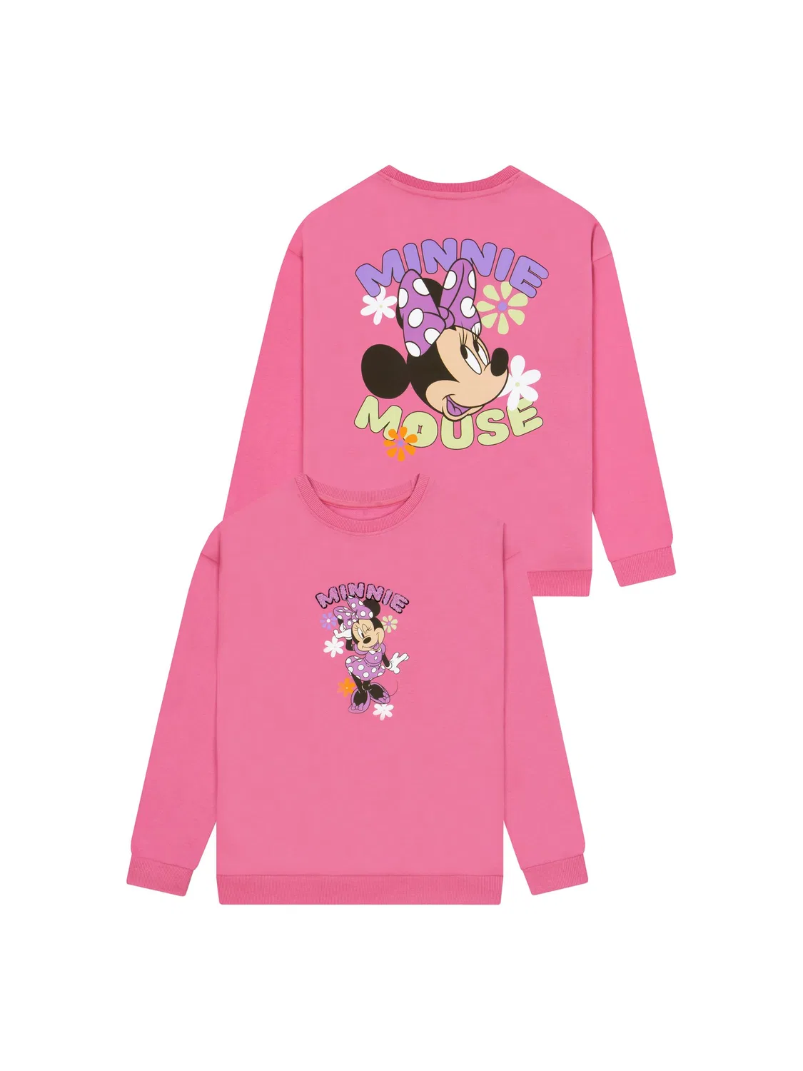 Свитшот для девочек Minnie Mouse Character, розовый