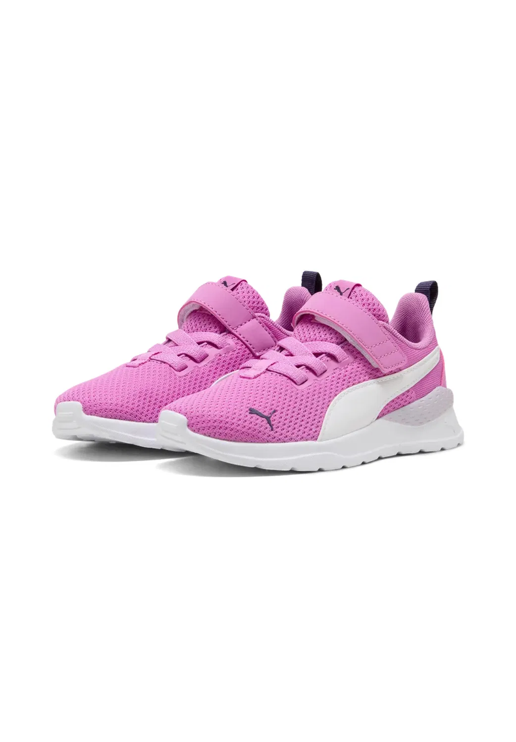Детские кроссовки из дышащей сетки Anzarun Lite AC PS Puma, Rosa Weiss Konigliches Lila