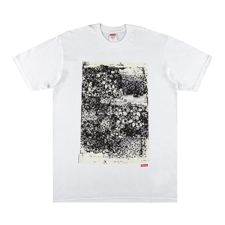 

Футболка Supreme x Christopher Wool 1995 Tee 'White', белый