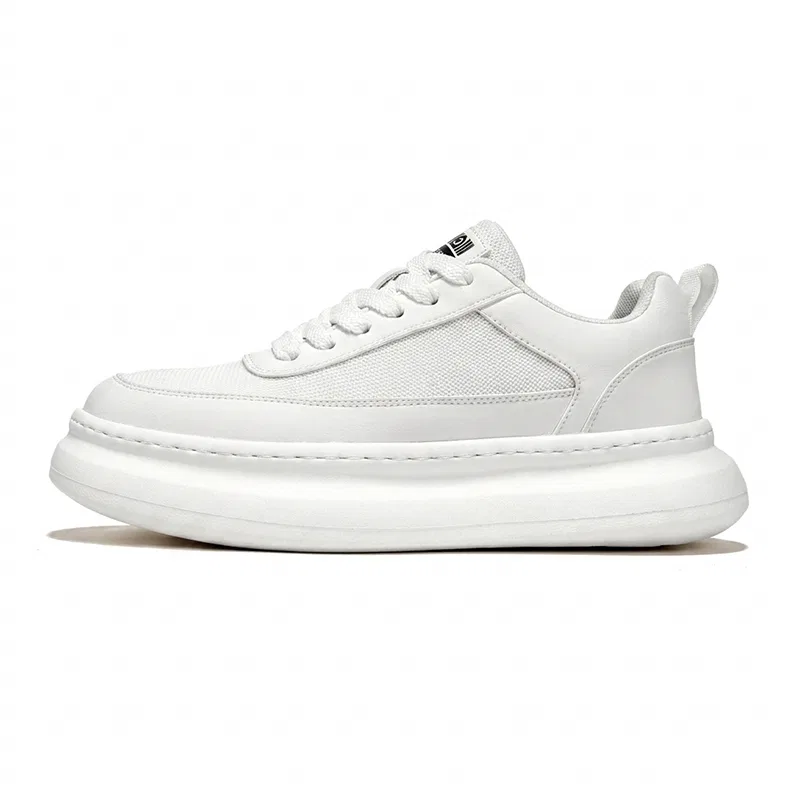 Детские кеды для скейтбординга VENICEW, Pearl White