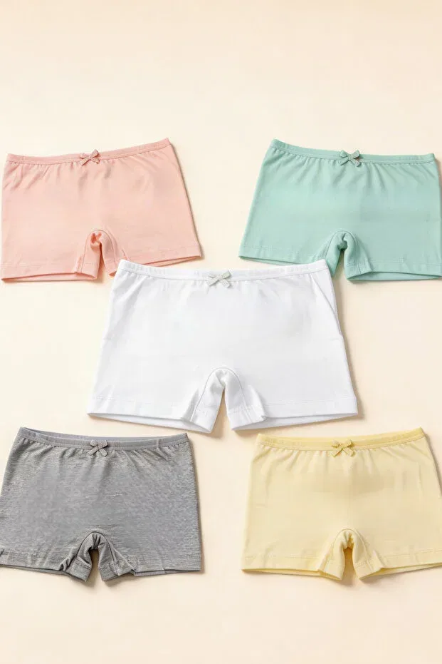 Детский комплект боксеров для девочек Pack of 5 girls' boxers multi-colored Katia&Bony, Multicolored — фото 3