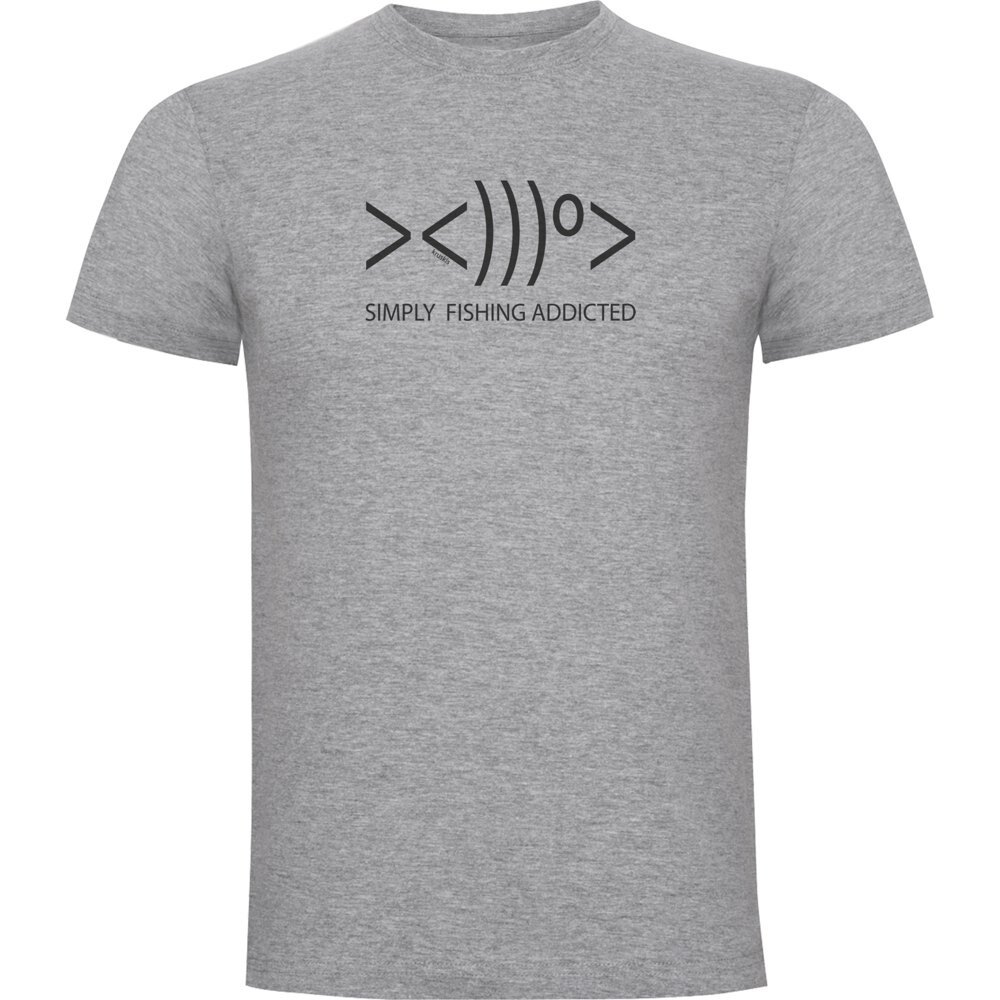

Футболка Kruskis Simply Fishing Addicted, серый