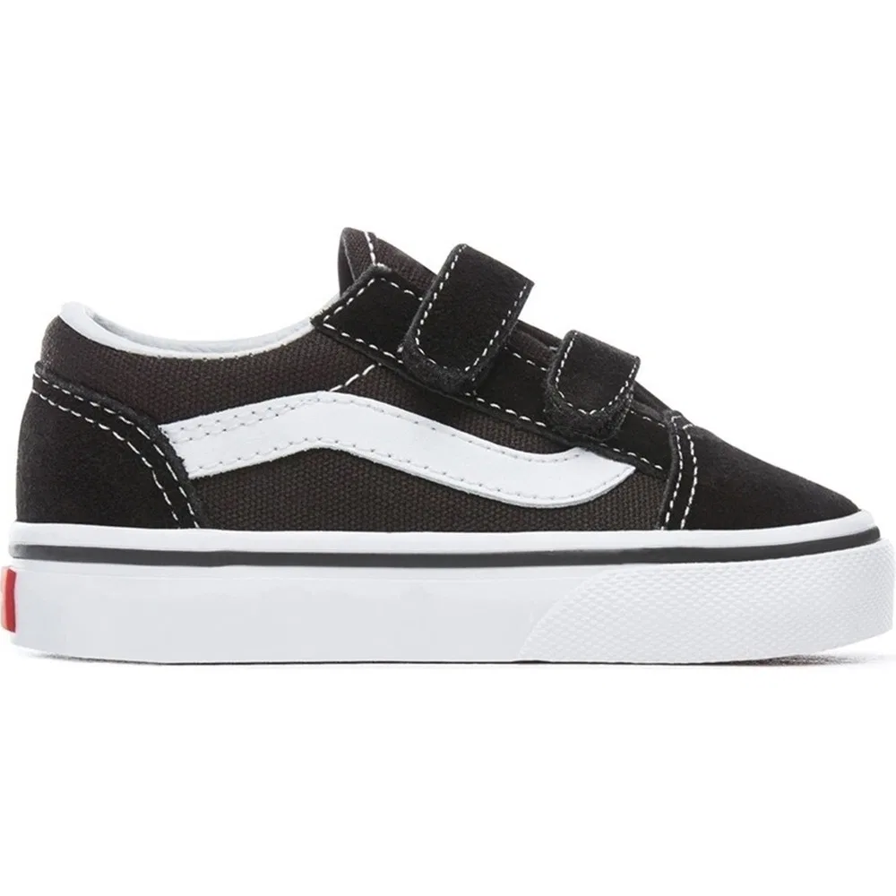 Детские кроссовки с шнуровкой на плоской подошве Old Skool Vans