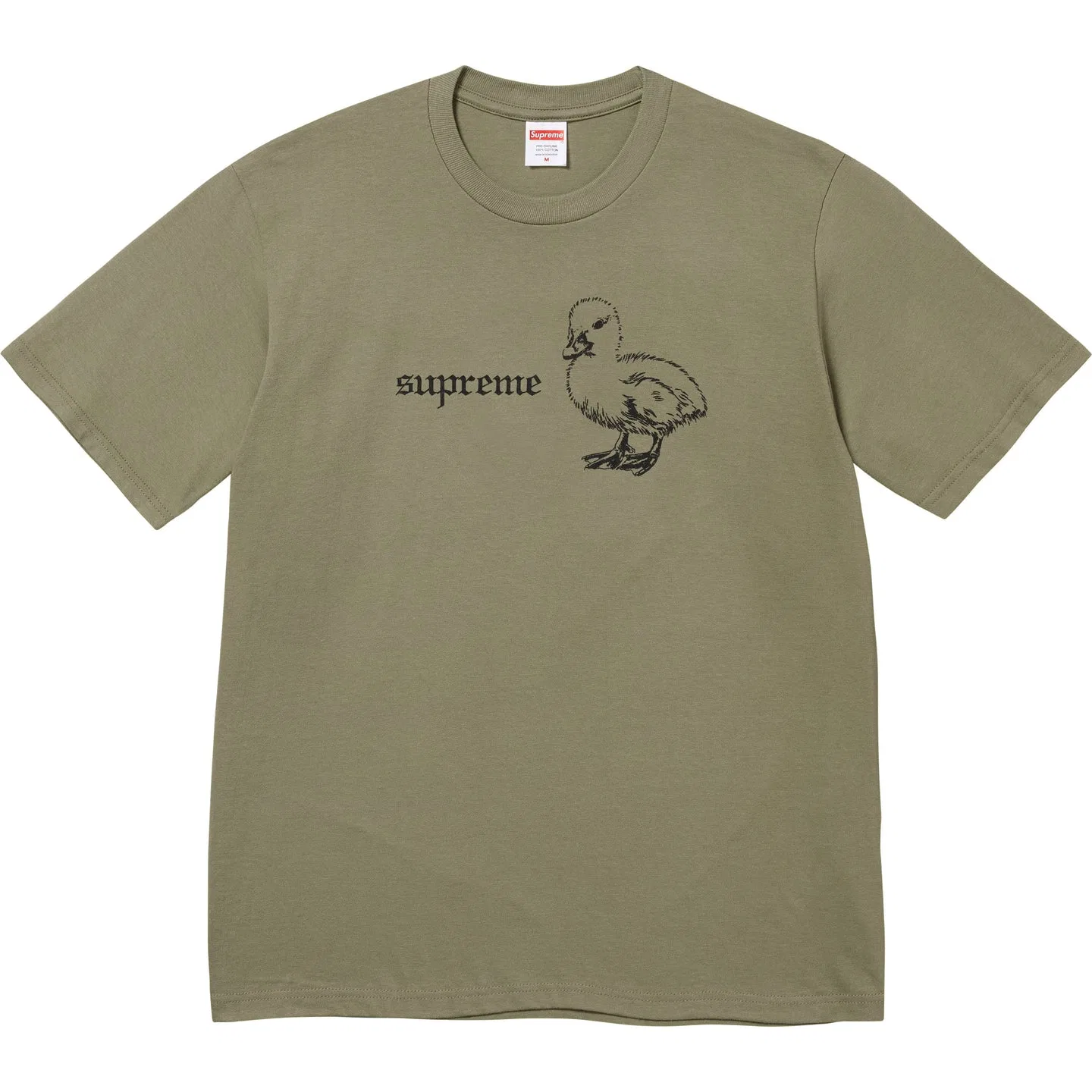 Футболка с принтом Duck Supreme, Light Olive Green/Light Olive