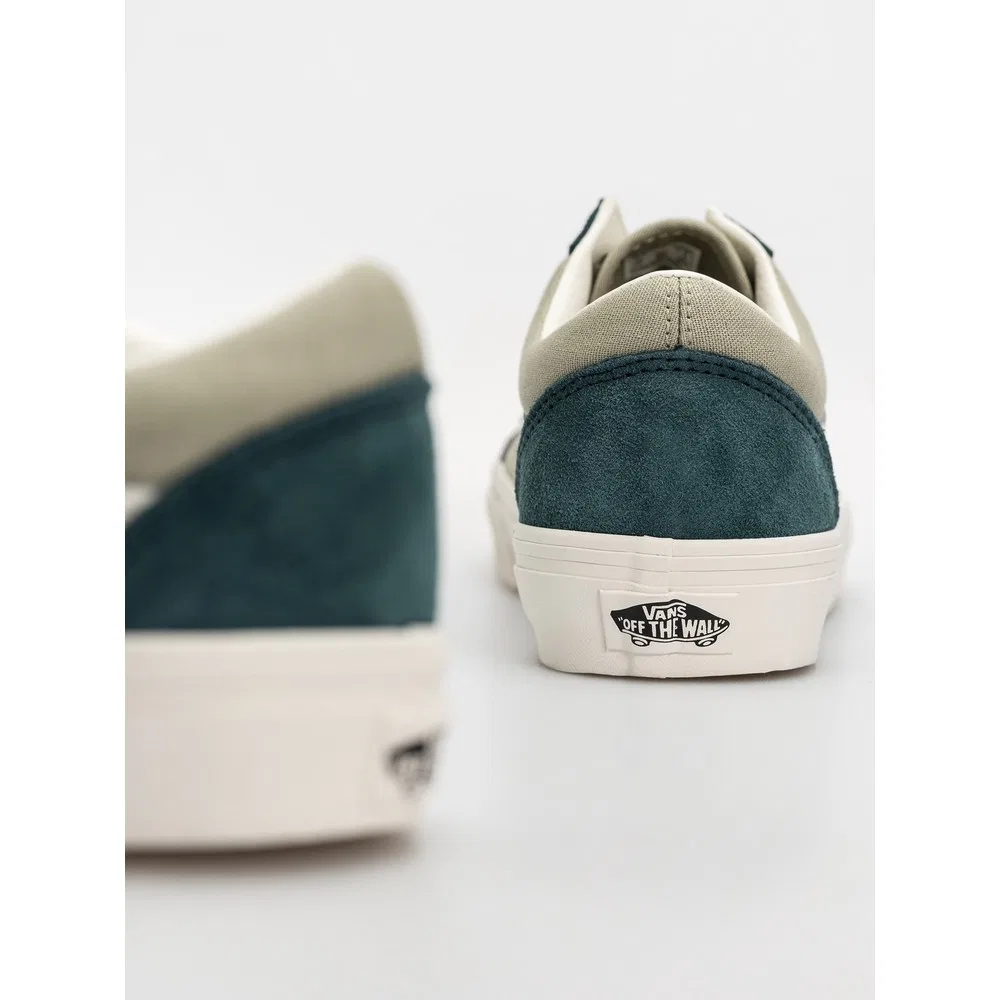 Детские кроссовки Old Skool Uniseks, Green Pink Vans — фото 3