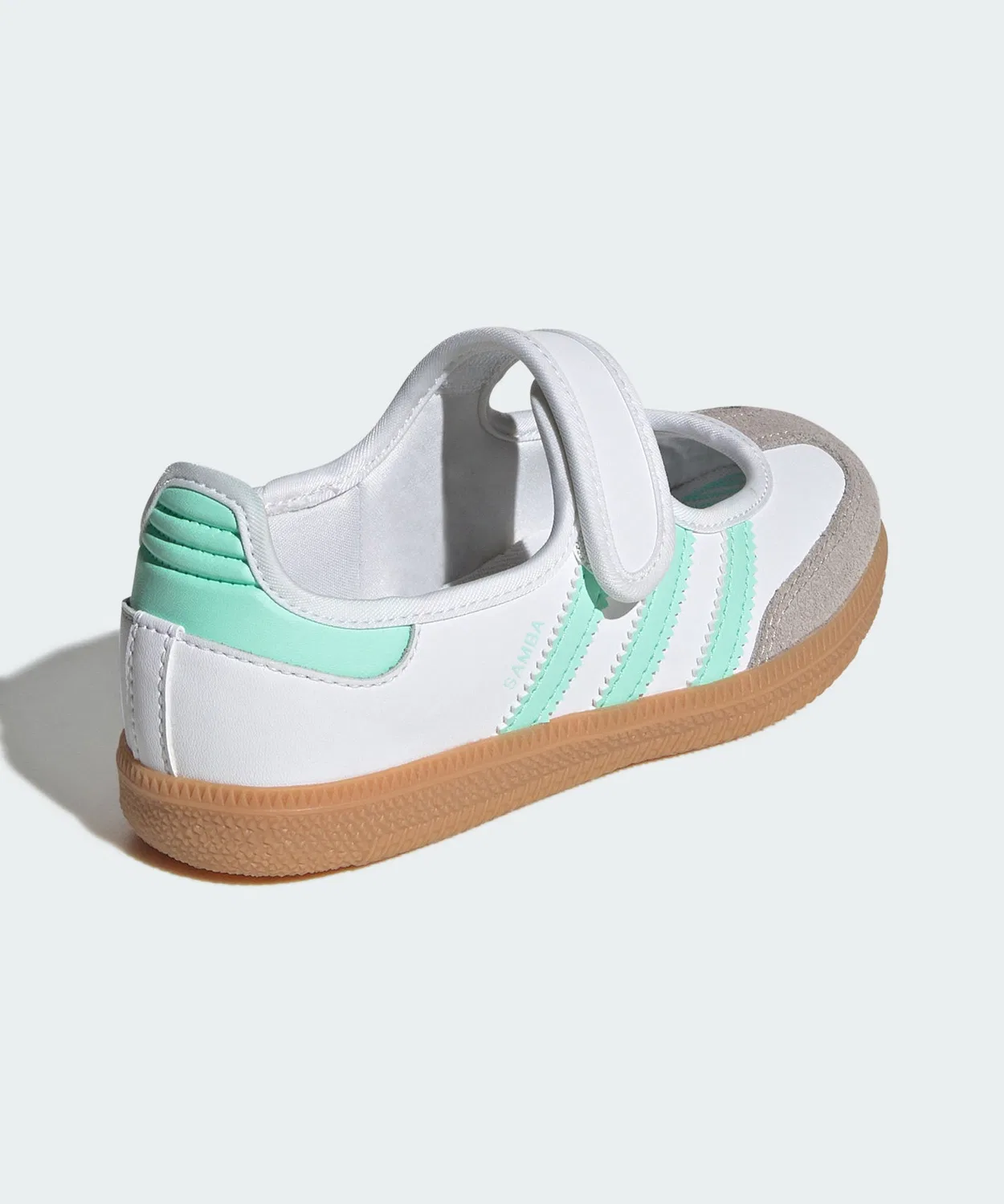 Детские кроссовки с ремешком Samba Jane Adidas, Белый — фото 2