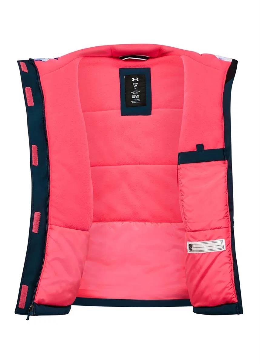 Куртка для девочек с технологией UA Storm, модель Tree Top, Under Armour, Tandem Teal — фото 3