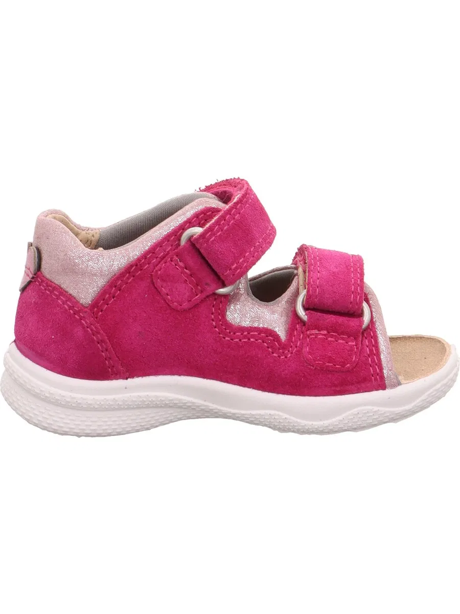 Детские кроссовки SUPERFIT First-Step 'Polly' в нежно-розовом и темно-розовом цветах — фото 3