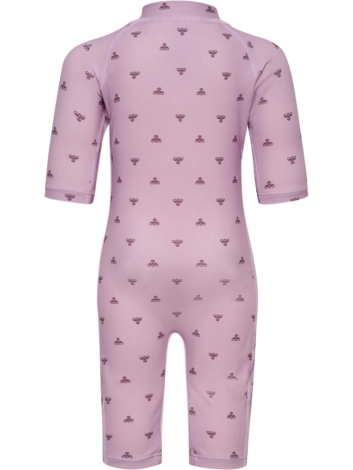 Детский купальник с длинным рукавом Hmlmini Bee Aop Swimsuit 3/4 Sl Hummel, Grauviolett — фото 4