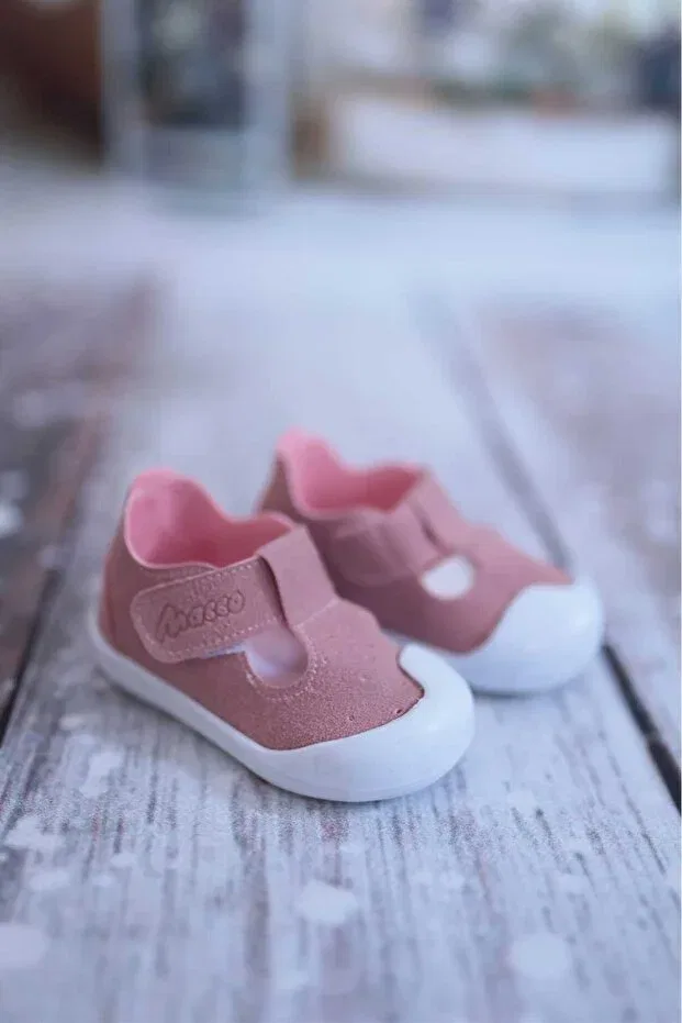 Детская ортопедическая обувь для девочек с застежкой-липучкой Macco Shoes, Pink