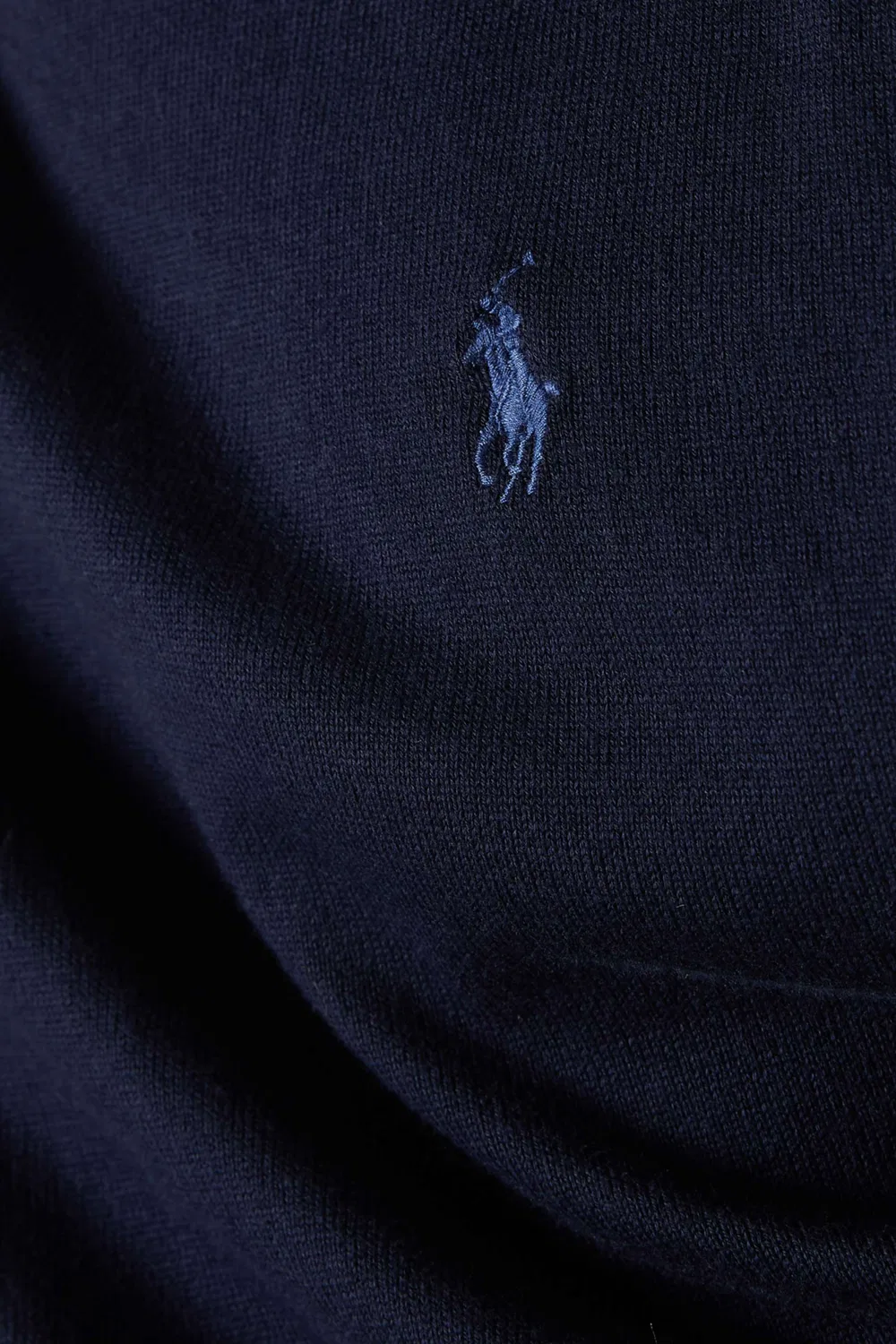 Свитер с круглым вырезом из хлопка Pima Polo Ralph Lauren, синий — фото 4