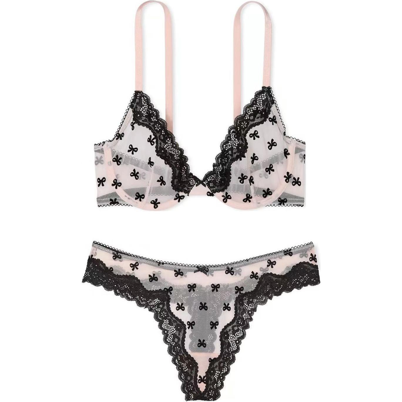 

Женский комплект нижнего белья Victoria's Secret, розовый