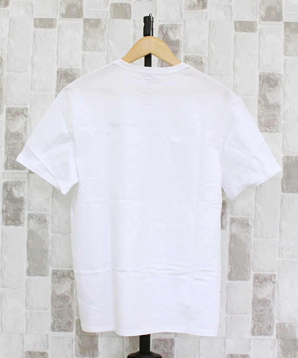 Мужская футболка с принтом SS Logo Textured Box Crewneck Tee Calvin Klein, White — фото 2