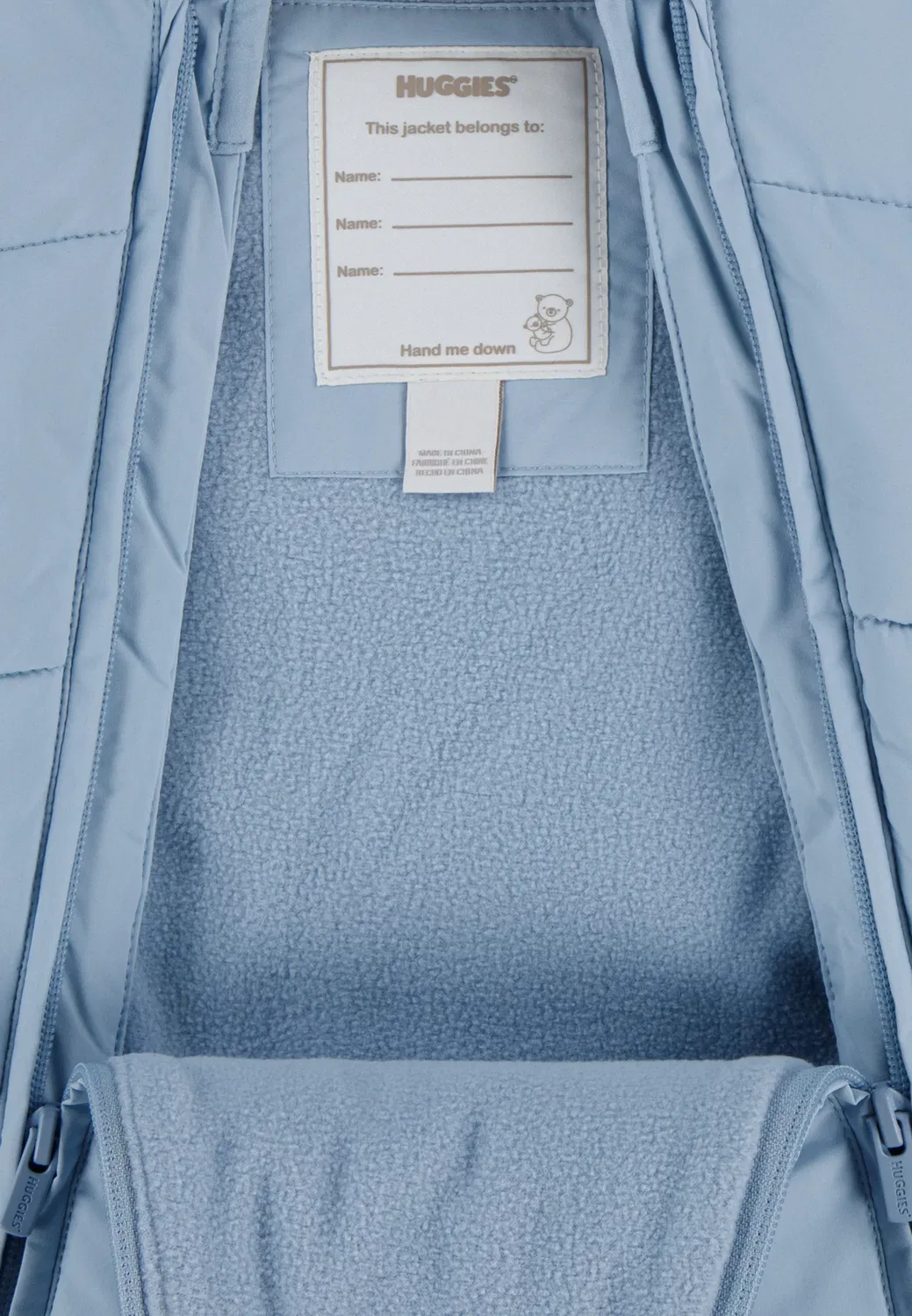 Зимний комбинезон Хью унисекс Huggies, Blue Fog — фото 3