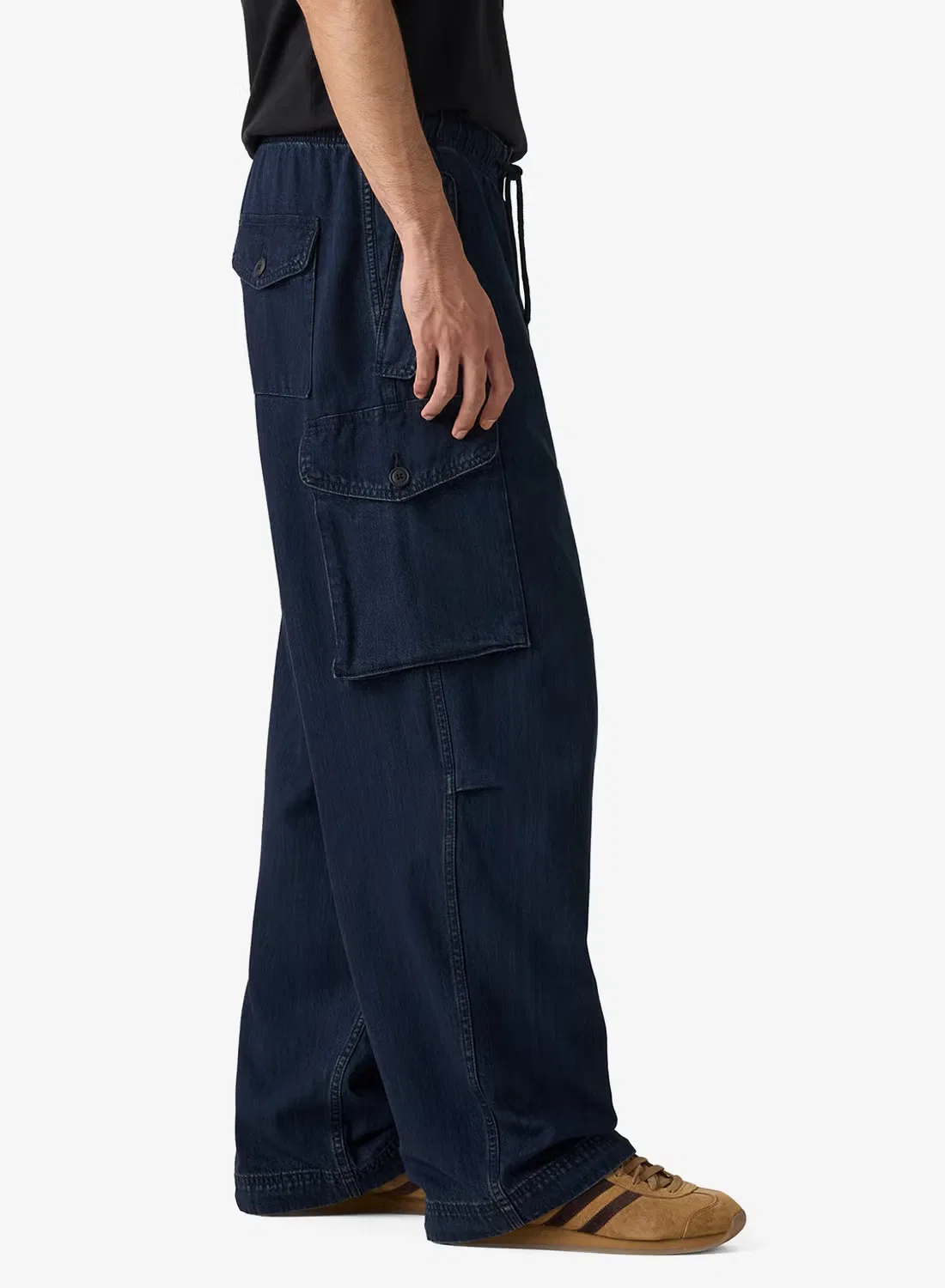 Брюки карго свободные Levi'S, синий — фото 3