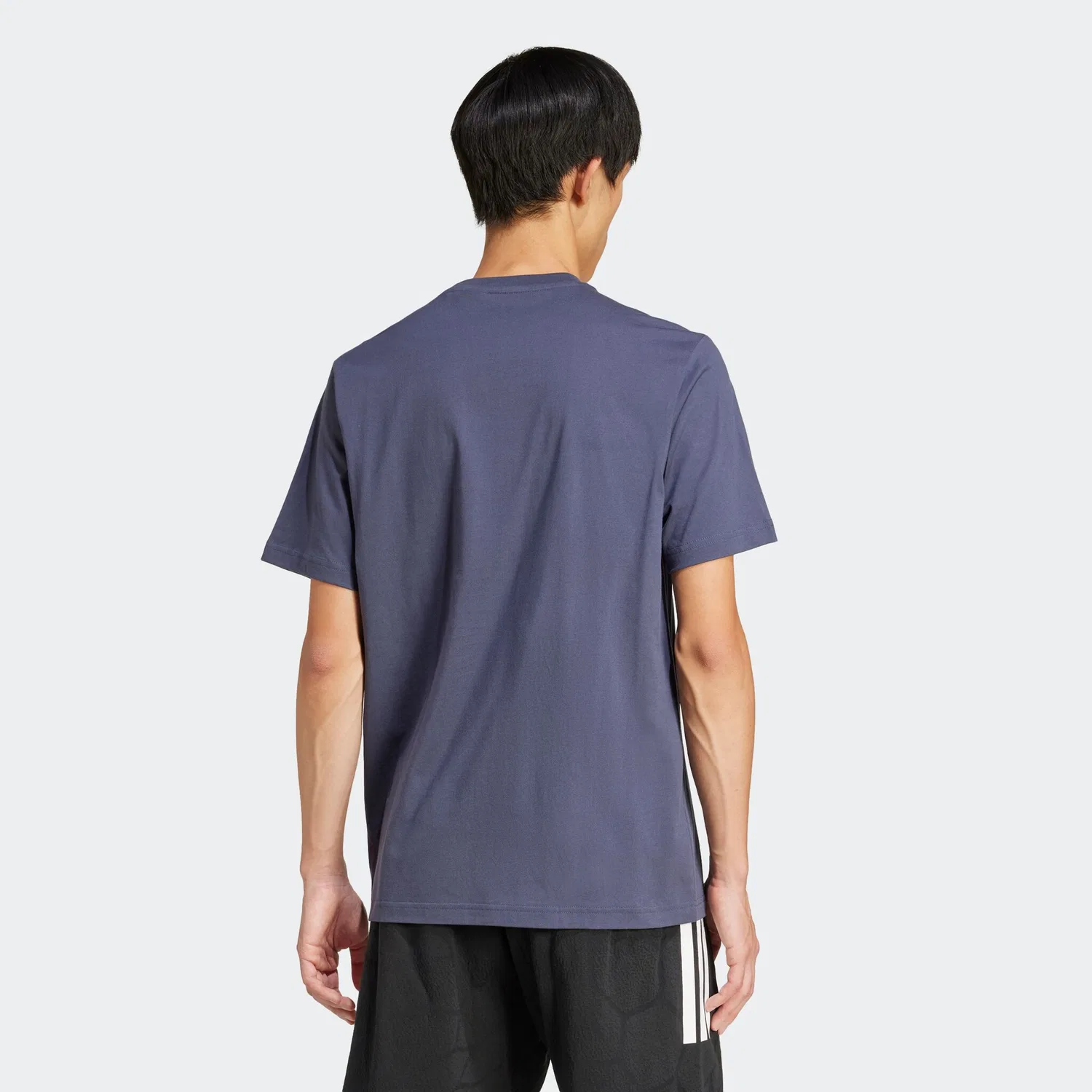 Детская футболка с линейным графическим принтом Adidas, Shadow Navy — фото 4