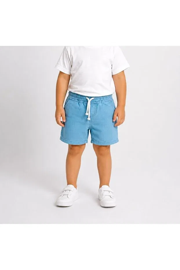 Детские шорты для девочек джинсовые Minny Max, Blue