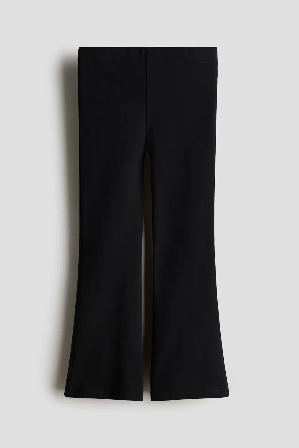 Расклешенные хлопковые леггинсы H&M, Schwarz
