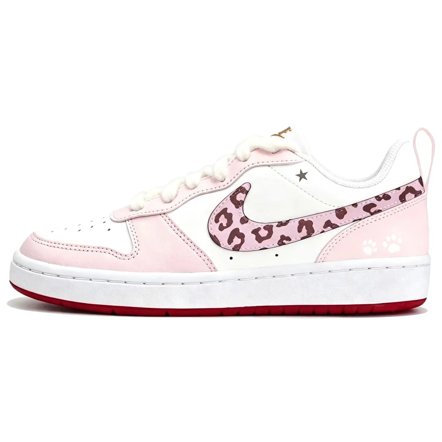 Детские скейтборд-кроссовки с низким верхом Pink/Brown Nike