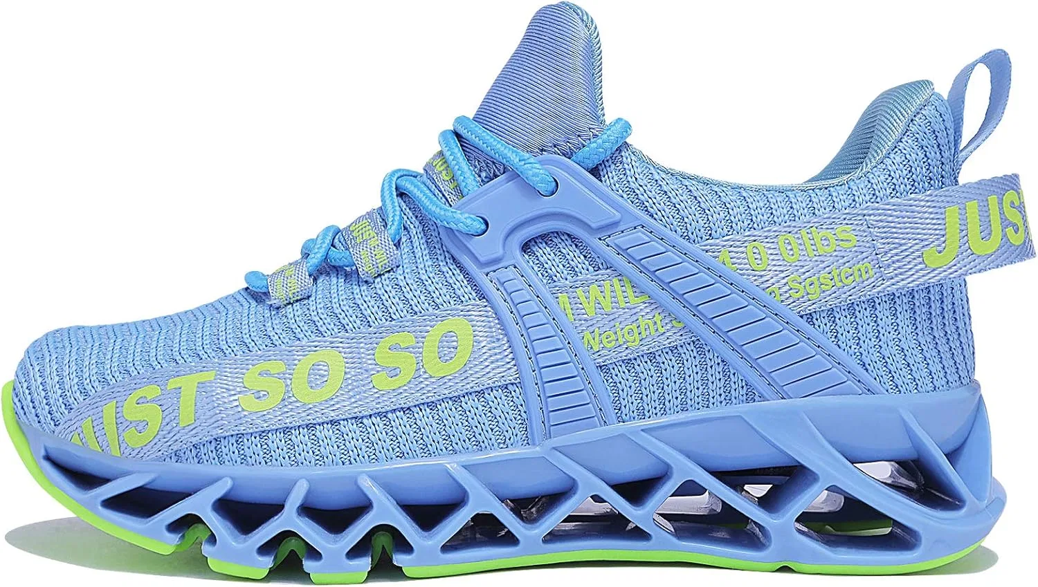 Детские кроссовки для бега с нескользящей подошвой COKAFIL, Light Blue — фото 4