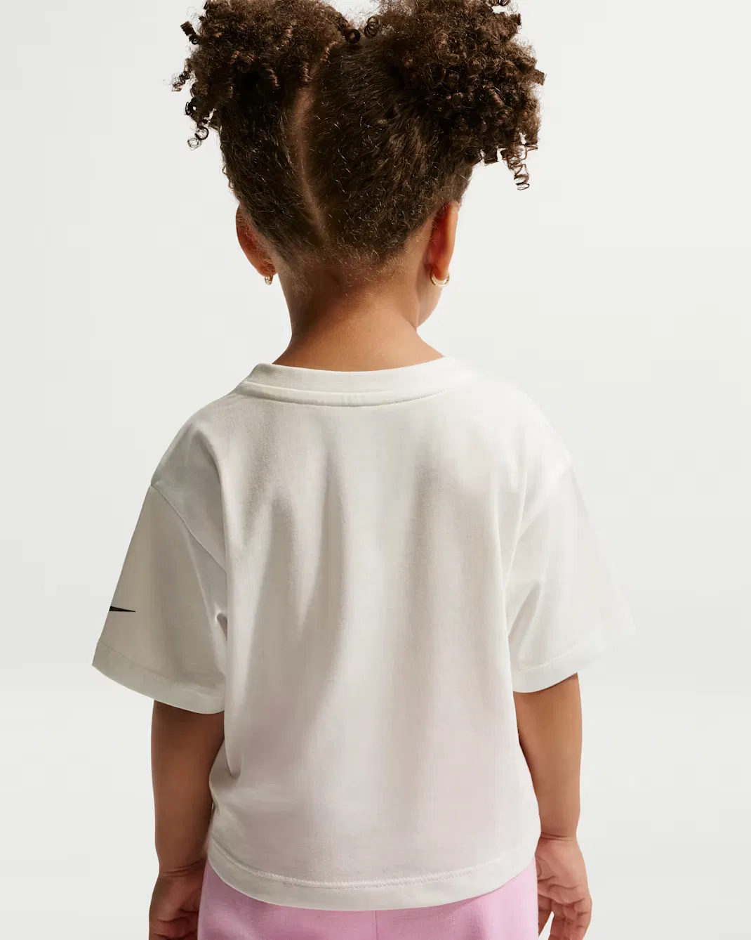 Детская футболка свободного кроя Juxta-Girl Nike, Sail — фото 2