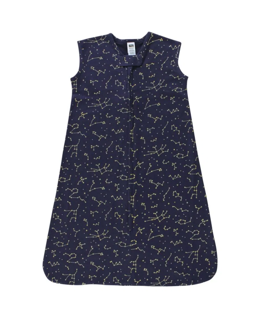 Детский спальный мешок без рукавов Cotton Sleevelessdom Slumber Shell Hudson Baby, Navy Constellation