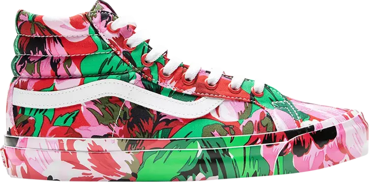 

Кеды Vans Kenzo x OG Sk8-Hi LX Floral Red, красный