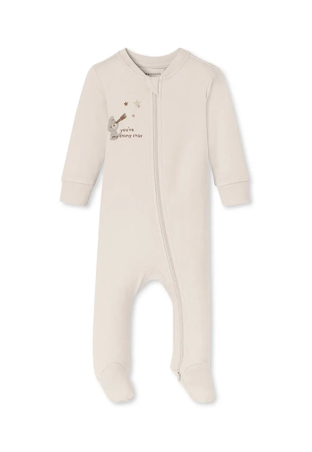Комбинезон унисекс - пижама Schiesser, Beige-Mel