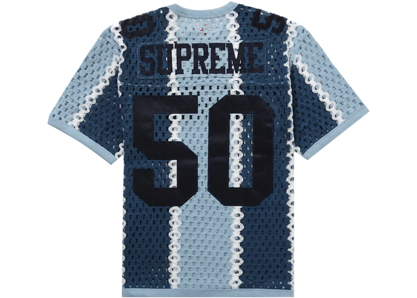 Мужская футбольная джерси с вязаным крючком Supreme, Slate — фото 2