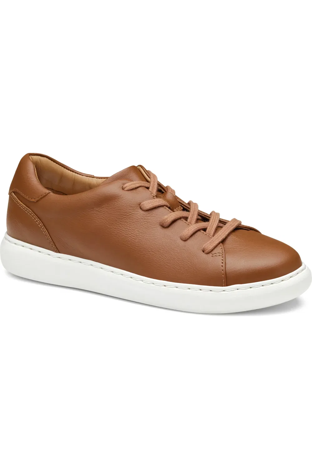 Детские кеды на плоской подошве из мягкой кожи Anders Johnston & Murphy, Tan Full Grain