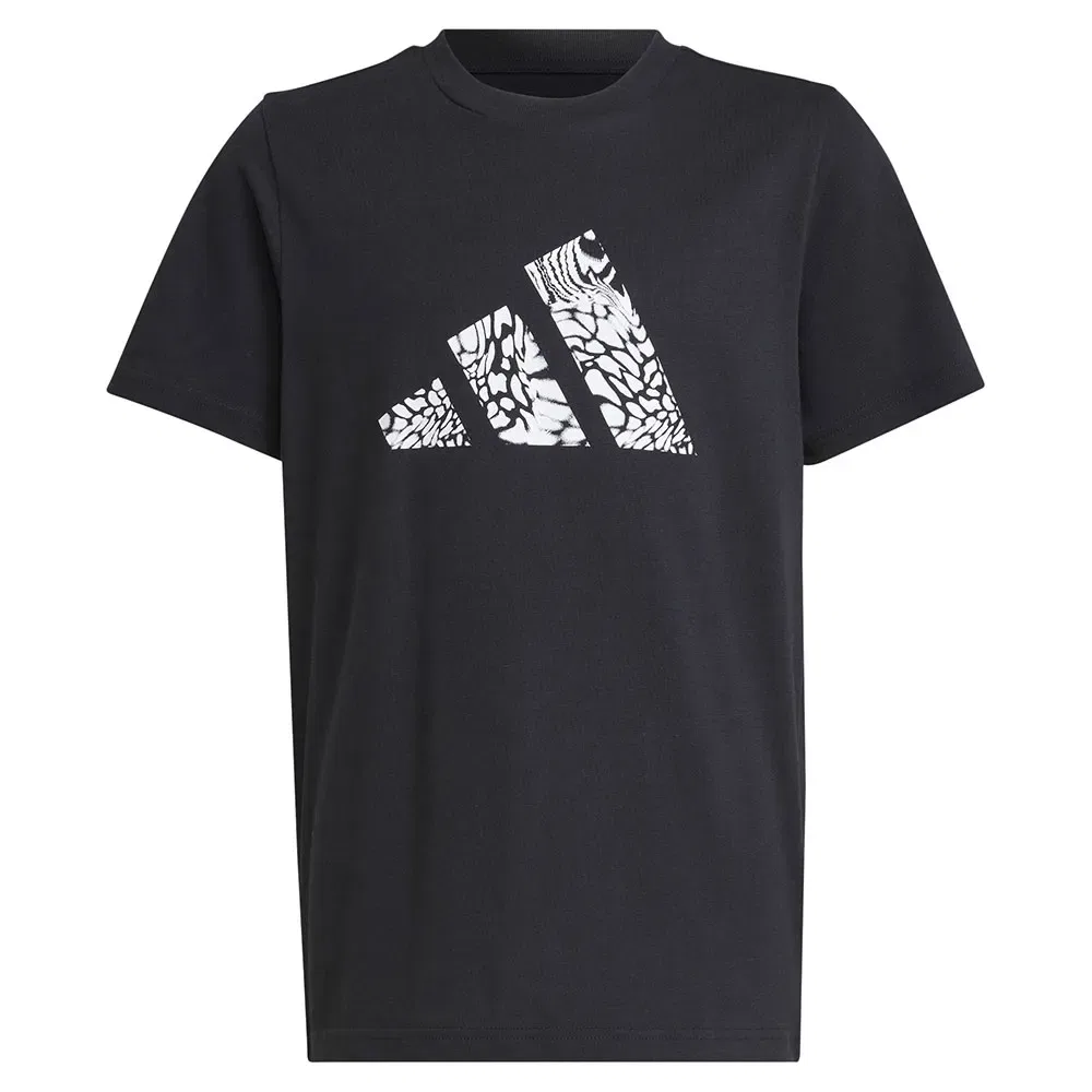 Футболка с коротким рукавом с принтом Animal-Print Adidas, черный — фото 3