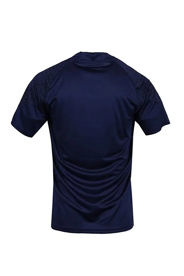 Детская футболка для девочек с принтом Original A Team Football Player Navy Blue Training Kids T-Shirt Fenerbahçe, Navy Blue - Yellow — фото 4