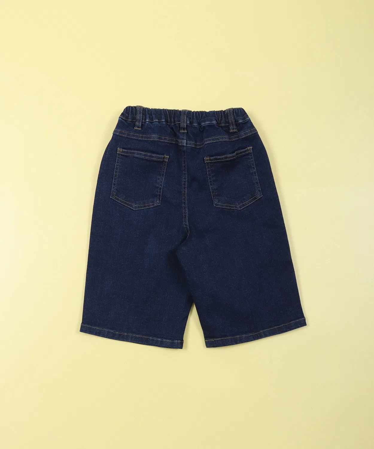 Детские джинсовые шорты с эластичным поясом Stretch Denim Half Pants FUNALIVE, Blue — фото 4