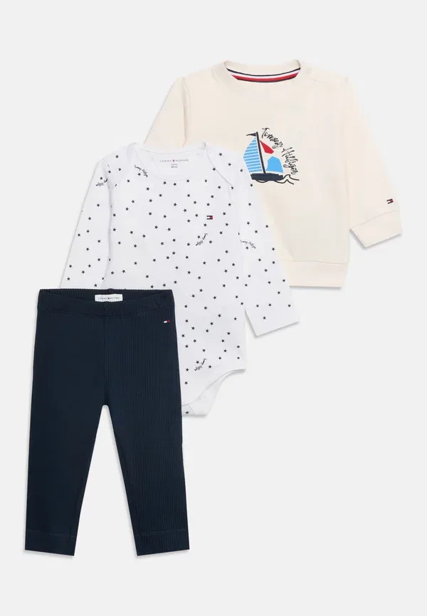 Комплект из футера и брюк Unisex set Tommy Hilfiger, белый