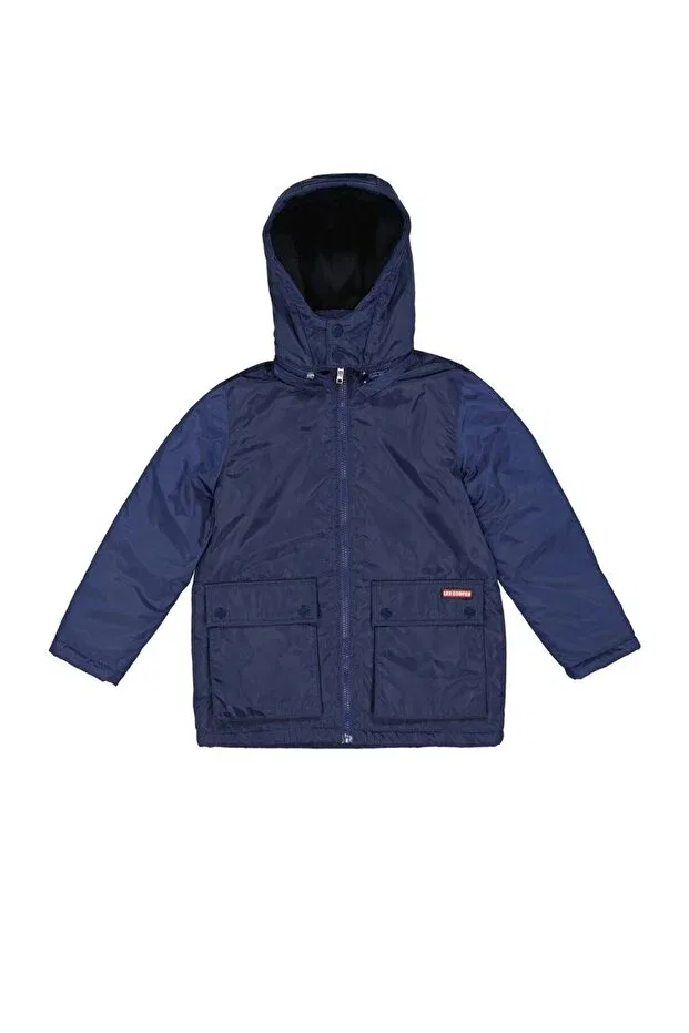 Детское пальто для мальчиков с капюшоном Lee Cooper, Navy Blue